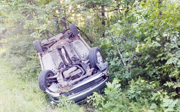 Turtle Lake teen in rollover crash